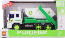 Auto s kontajnerom a zvukovými a svetelnými efektmi