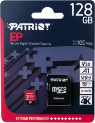 MicroSD karta 128GB V30 Patriot EP A1
