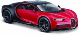 Model vozidla Bugatti Chiron Sport čierno-červený