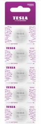 TESLA CR2032 B5 3,0V Li/Mn02 LÍTIUM BATÉRIE 5 BALENIE