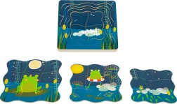 Vrstvené puzzle žabí princ Small Foot
