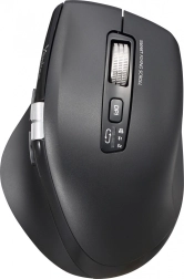 Ergonomická bezdrôtová myš s dobíjateľnou batériou a duálnym pripojením 2× Bluetooth + USB 2,4 GHz SPIN