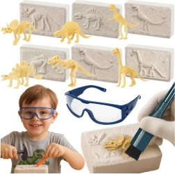 KRUZZEL dinosauří výkopové práce 6v1 – paleontologická sada