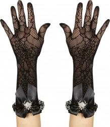 Návleky na ruky s motívom pavučín