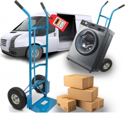 Ručný transportný vozík 200 kg so vzduchovými kolesami, oceľový, do skladu a záhrady