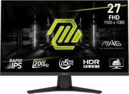 Monitor 27" MSI MAG 274F, FHD, 200 Hz, plochý, čierny