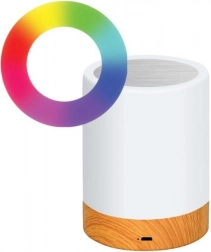 Techly LED farebné nočné svetlo bezdrôtové