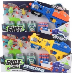 Pištoľ na penové náboje s hmyzom pre deti