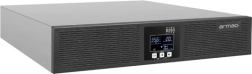 ARMAC záložný zdroj UPS on‑line 1000 VA do racku, 4× IEC C13, USB‑B, LCD, kovové šasi