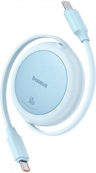 Baseus Free2Pull Mini USB‑C na USB‑C 60W kábel 1 m – Modrá