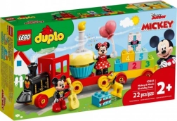 LEGO DUPLO Disney narodeninový vláčik s MICKEY MOUSE a MINNIE