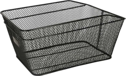 Kovový cyklistický košík na nosič čierny 25kg