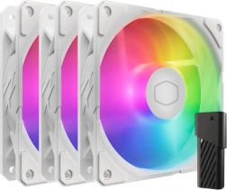 Ventilátory Cooler Master SickleFlow Edge 120 ARGB white – sada 3 ks