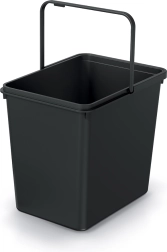Odpadkový kôš Systema Basic 23 l – recyklovaná čierna