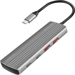 USB-C Hub s podporou PD 100W a 5 USB-C portami