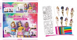 Dizajnérske portfólio s modelkami a šablónami