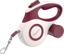 Automatické vodítko Rojeco pre psy 5M červené