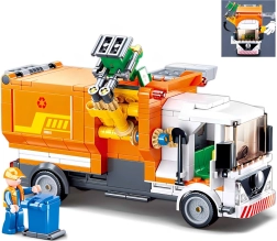 Sluban Town smetiarske auto stavebnica