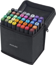 Obojstranné markery – sada 40 ks v puzdre