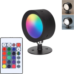 Solight nabíjacie LED nástenné svetlo RGB s diaľkovým ovládačom