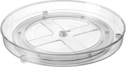 Otočný organizér 27 cm z priehľadného plastu