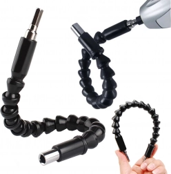 Ohnutý nadstavec na bity pre vŕtačky a skrutkovače 30 cm