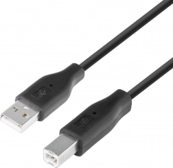 Kábel USB AM-BM 1.8 m čierny
