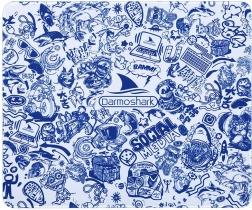 Herná podložka Darmoshark PAD-3 biela