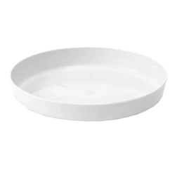 Plastový podstavec pod kvetináč 28 cm biely LAMELA