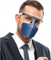 Ochranný štít na tvár - modrý