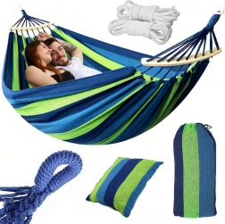 Brazílska dvojlôžková hojdacia sieť s vankúšom