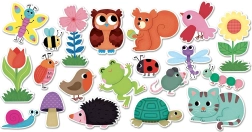 Vilac drevené magnetky Záhrada 20 ks