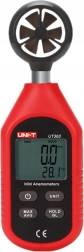 Anemometer UNI‑T na meranie rýchlosti vetra a teploty