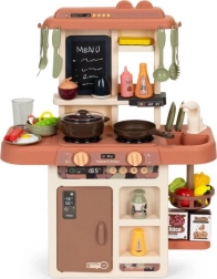 Detská kuchynka so zvukmi, LED a generátorom pary, 42 doplnkov