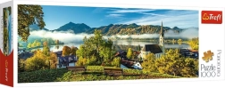 Panoramatické puzzle Nad jazerom Schliersee 1000 dielikov