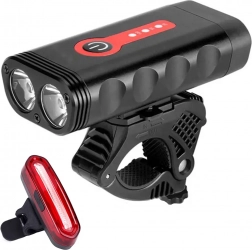 MalTrack cyklistická sada svetiel Exonum 4000 2v1 predné a zadné