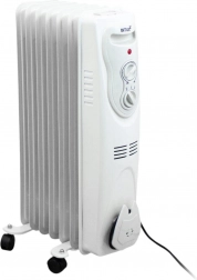 Olejový radiátor 1500 W s 3 úrovňami výkonu a ochranou proti prehriatiu