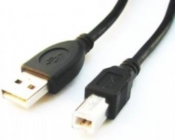USB 2.0 kábel AB (AM–BM) 1,8 m čierny