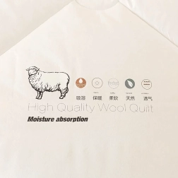 Zimná vlnená prikrývka z ovčej vlny 200×220 cm