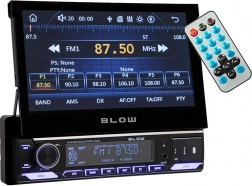 autorádio Blow SlideX s výsuvným 7" displejom, RDS, MP3, USB, microSD a Bluetooth