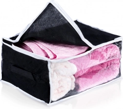 Úložný vak na posteľnú bielizeň 27 l s priehľadným okienkom
