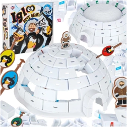 Stolová hra postav iglu – tučniaky