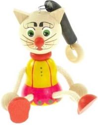 Mačička na pružine pre deti