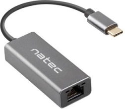 Natec Cricket USB‑C gigabitová sieťová karta RJ‑45