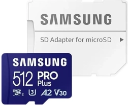 Pamäťová karta Samsung Pro Plus microSDXC 512GB 180/130 MB/s UHS-I U3