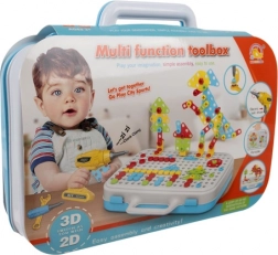 Kreatívna mozaika s vŕtačkou pre deti