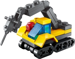 Qman Squros Extreme prestaviteľný set Scorpion – demolačný stroj 3v1