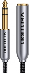Audio kábel Vention 6,35 mm samec na samicu 1 m