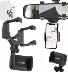 Držiak na telefón do auta na spätné zrkadlo s rotáciou