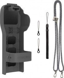 Ochranné puzdro so šnúrkou a popruhom pre DJI Osmo Pocket 3 – sivé